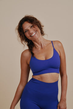 Soft Seamless Bralette Cartel Blue