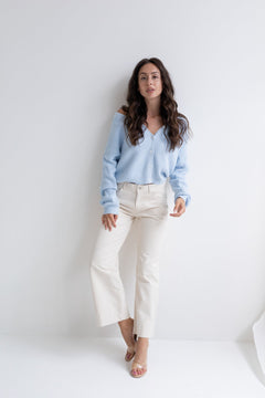 Short Cardigan Light Blue