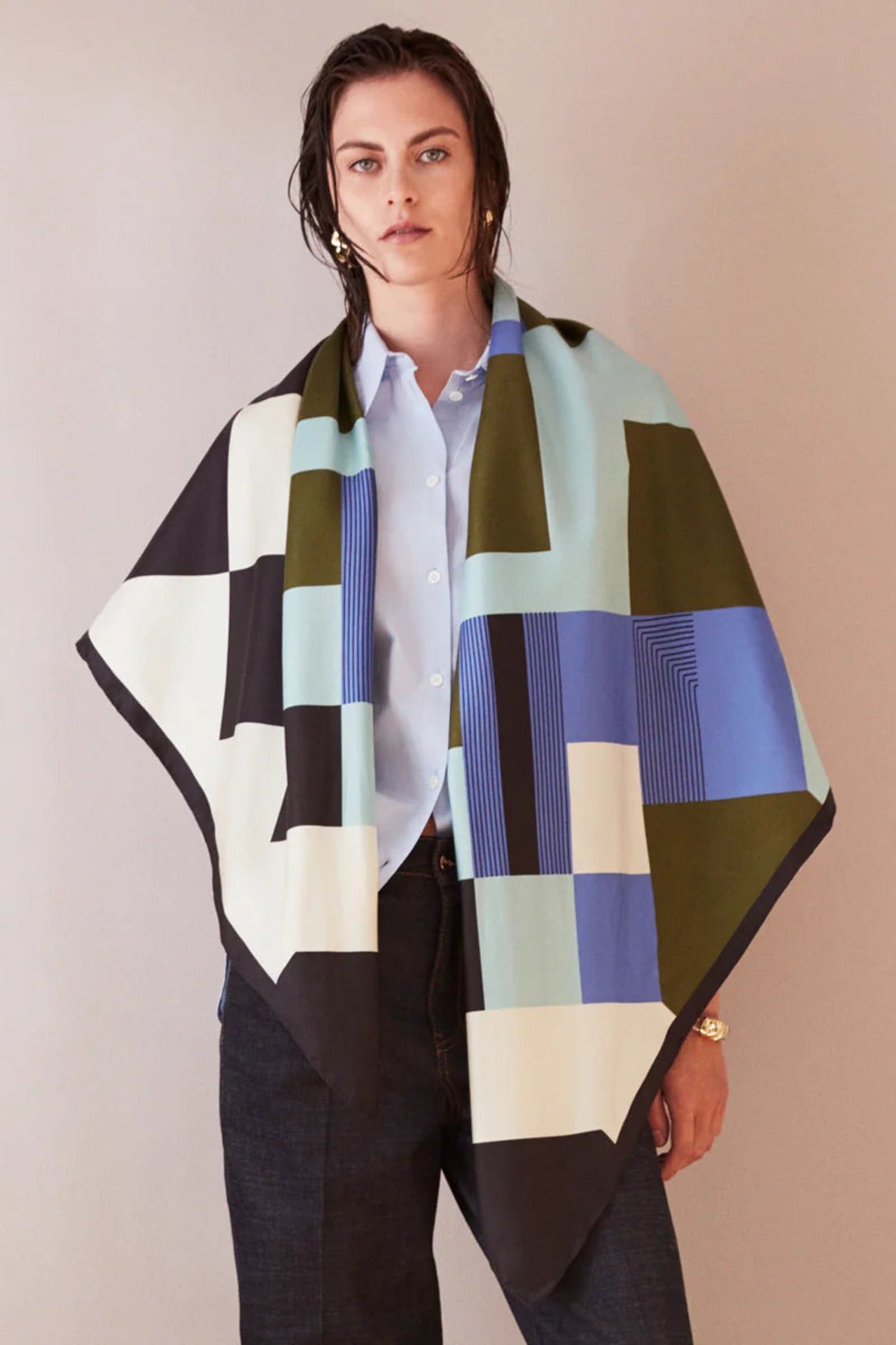 Squares Scarf Multicolor - Studio Heijne