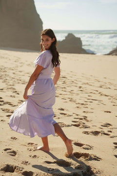Annika Dress Lupine Purple - IVALO.COM