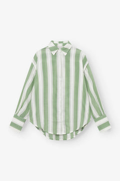 Striped Blouse Green/White