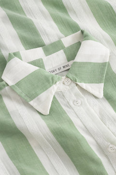 Striped Blouse Green/White