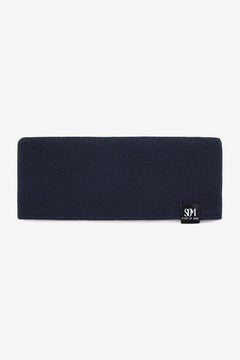 Mena Merino Headband Navy