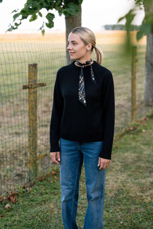 Crew Neck Merino Wool Sweater
