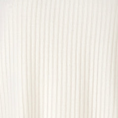 Terra Ribbed Shorts White