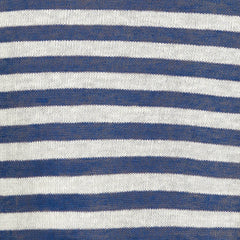 Energia Unisex Linen T-Shirt Navy Striped
