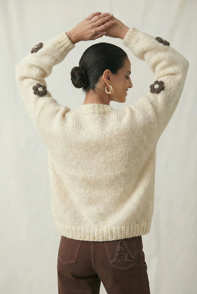 Flower Handmade Sweater