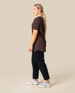 Toive Long T-Shirt Dark Brown