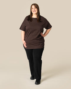 Toive T-Shirt Long Dark Brown