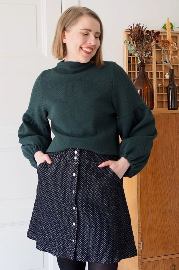 Koria Snap Button Skirt