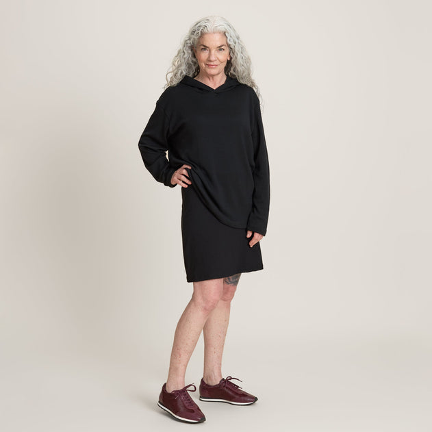 Suora Merino Hoodie Black