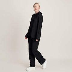 Straight Leg Merino Knit Trousers