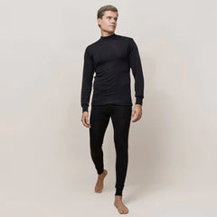 Men's Merino Silk Long Sleeve Turtle Neck Shirt