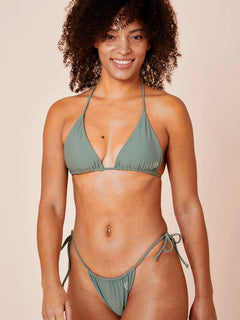 Tembuku Adjustable String Bikini Bottom Army