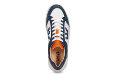 The Wanderer Sneakers White Blue Orange