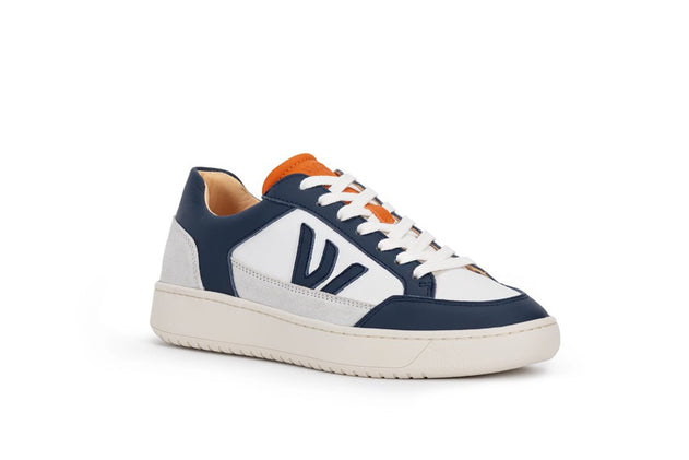 The Wanderer Sneakers White Blue Orange