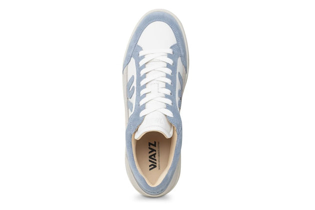The Wanderer Sneakers White Grey Blue Sky
