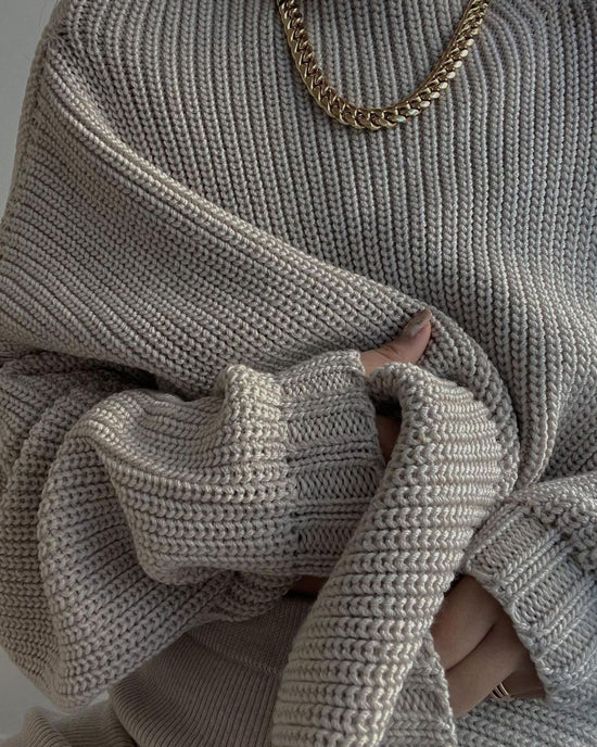 Laumės Merino Wool Sweater Beige