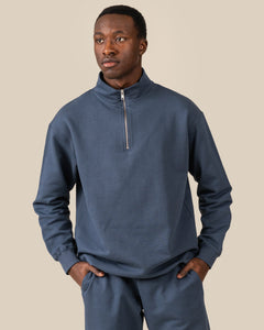 Toive Half-zip Blue-Grey