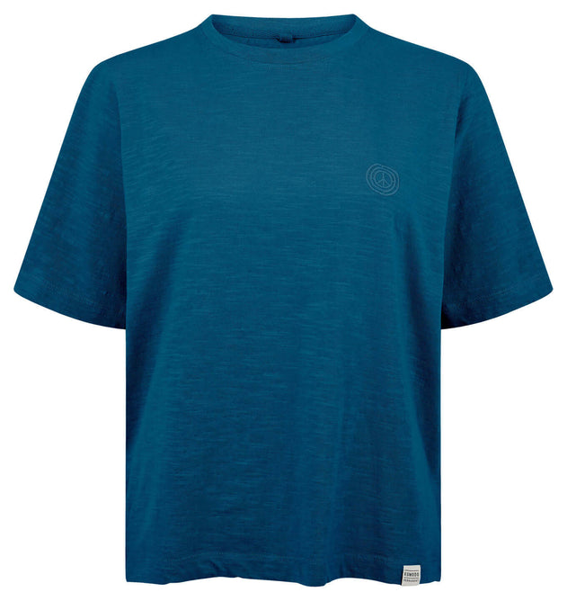 Inga T-Shirt Teal Blue
