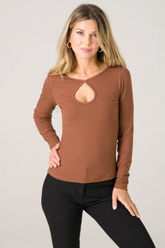 Mehonia Long Sleeve Brown
