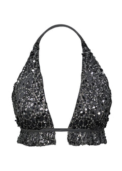 Bindi Sequins Halter Top