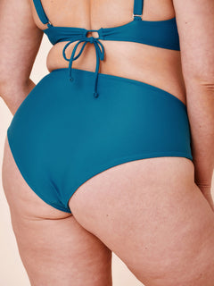 Ubud High-Waist Bikini Bottom Teal