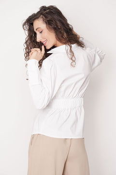 Elia Button-Up Shirt White