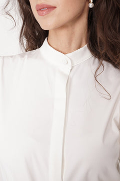 Vola Puff Sleeve Shirt White