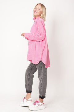 Long Lyocell Shirt Pink