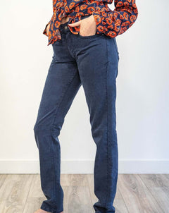 Olaz Trousers Navy Blue