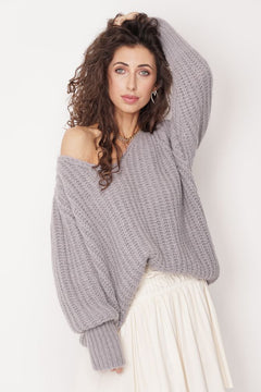 Nusa Alpaca Sweater Grey