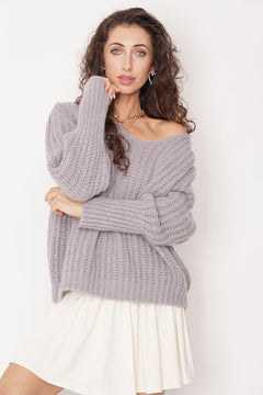 Nusa Alpaca Sweater Grey