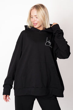 Sully Oversized Sweatshirt Black