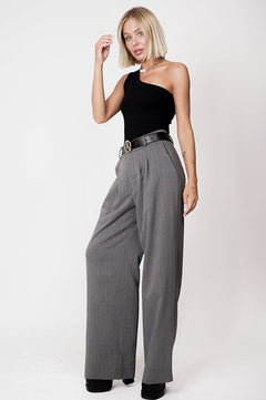 Aspen Trousers Pinstripe Grey