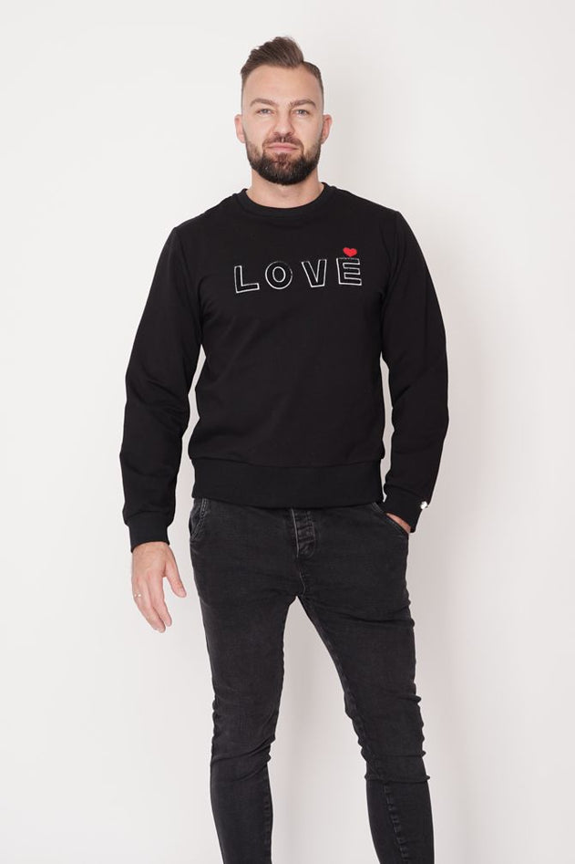 Love Sweater Black