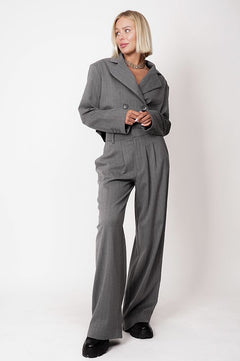 Aspen Trousers Pinstripe Grey