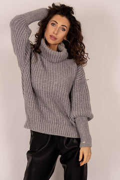 Telma Turtleneck Knit Dark Grey