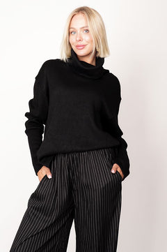 Tova Turtleneck Knit Black