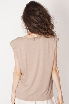 Jane T-Shirt Dark Beige