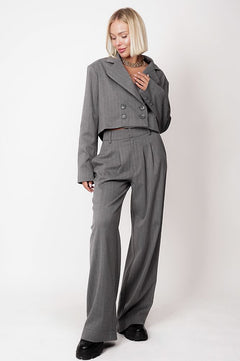 Aspen Trousers Pinstripe Grey