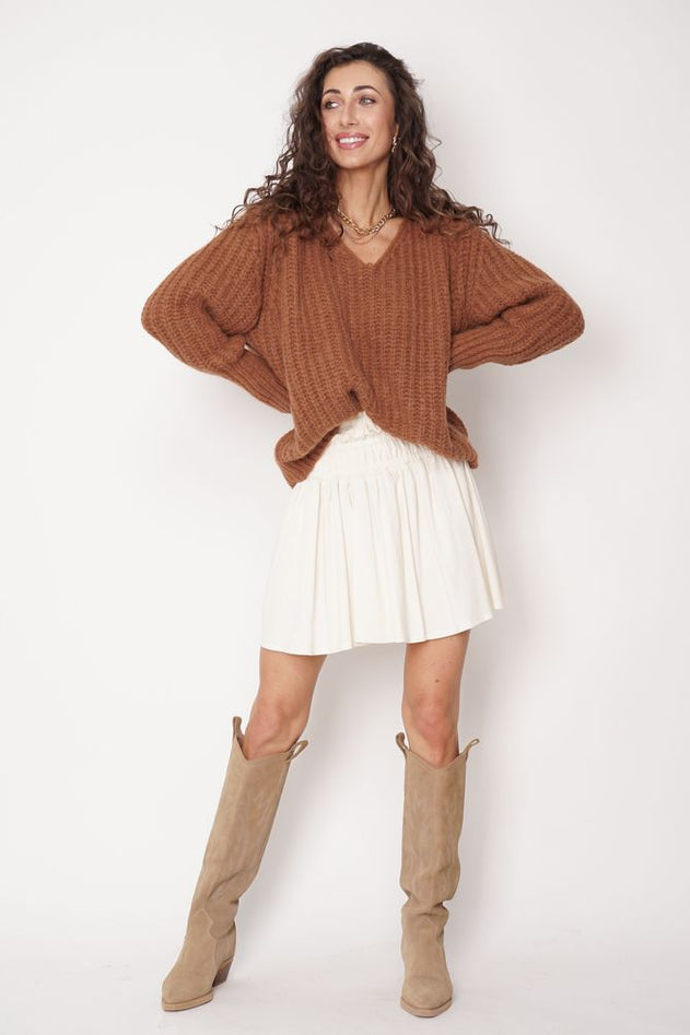 Nusa Alpaca Sweater Camel