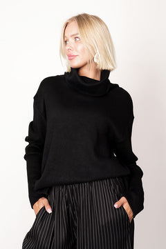 Tova Turtleneck Knit Black