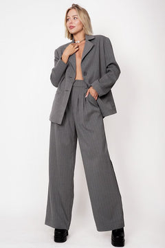 Aspen Trousers Pinstripe Grey