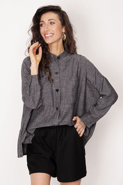 Amaya Blouse Dark Grey