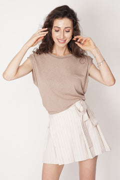 Jane T-Shirt Dark Beige