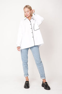 Rea Cotton Shirt White