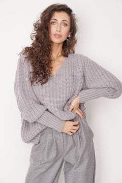 Nusa Alpaca Sweater Grey