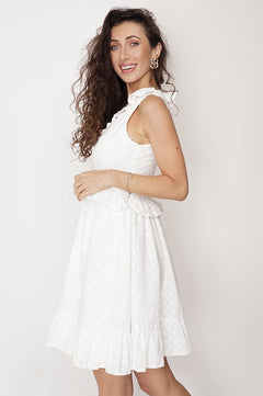 Melody Cotton Dress White