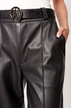 Anti Eco-Leather Pants Black